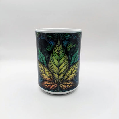 15oz Leaf Coffee Mug