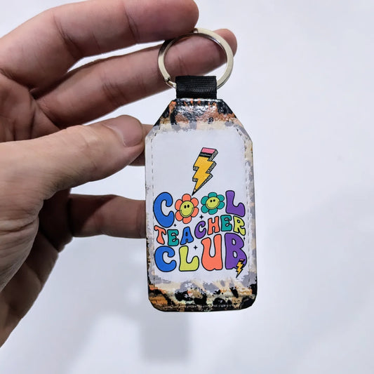 Cool Teacher Club keychain