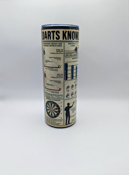 20oz Darts Knowledge Tumbler