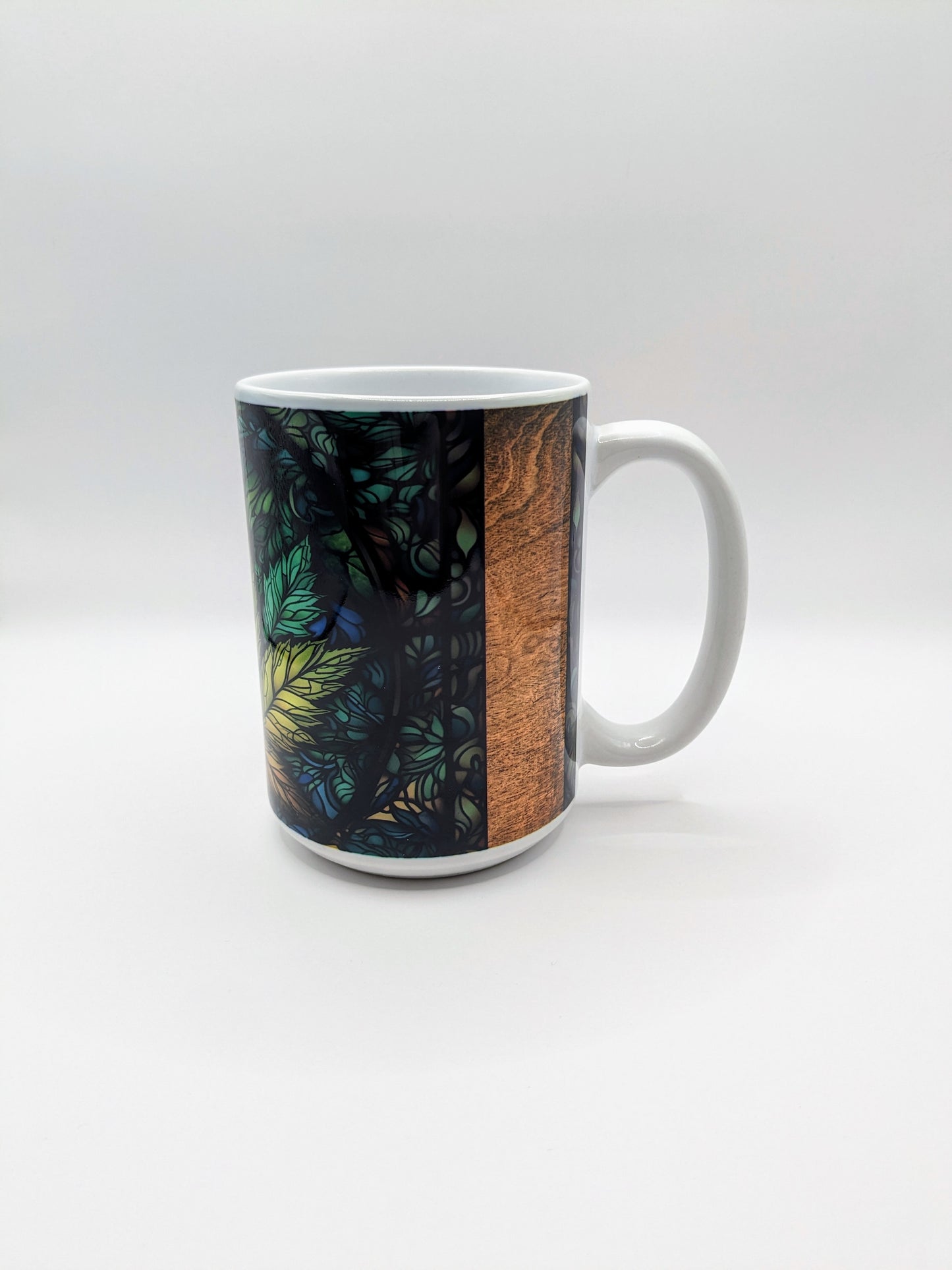 15oz Leaf Coffee Mug