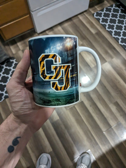 15oz Local Highschool football coffee mug