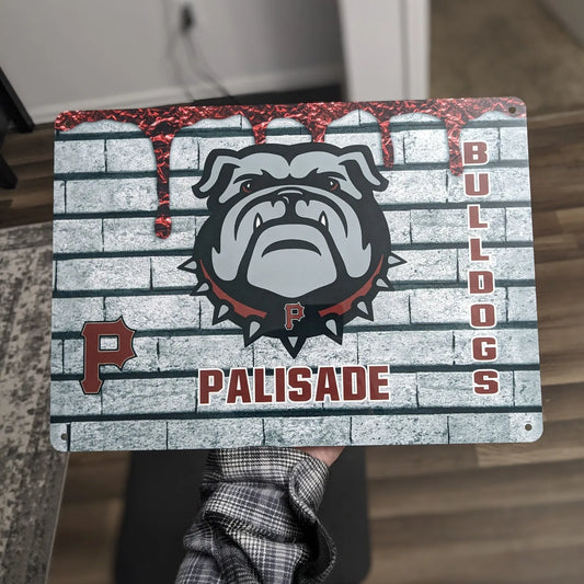 14" x 10" Local Highschool metal poster